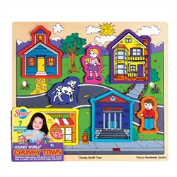 [60%��][SHURE] ûŰ���� Ÿ��/Chunky World Town Puzzle/�����ڼ�/���ҳ��̼�Ʈ/�ڼ���������