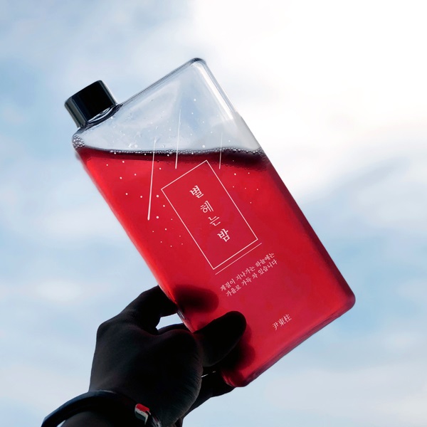  책을 닮은 별을 담은 보틀 윤동주 별헤는 밤 에코젠 북보틀 500ml - YES24  책을 닮은 별을 담은 보틀 윤동주 별헤는 밤 에코젠 북보틀... 