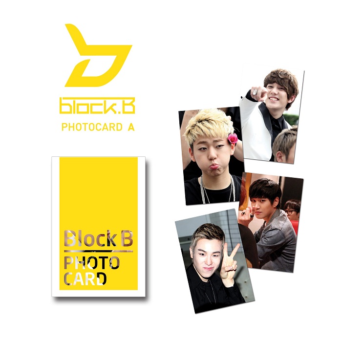 블락비 포토카드 A /로엔 스타 굿즈샵 MD 상세이미지