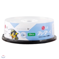 [0243627][LG] DVD-R 25P CAKE (16X/4.7G/120min)
