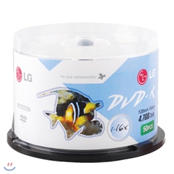 [0243629][LG] DVD-R 50P CAKE (16X/4.7G/120min)