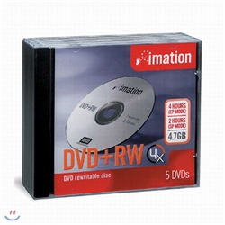 [0139033][�̸��̼�]DVD+RW  4.7GB ������̽� 5���� 4X
