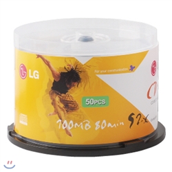 [0111336][LG] CD-R 50P CAKE (52X/700M/80min)
