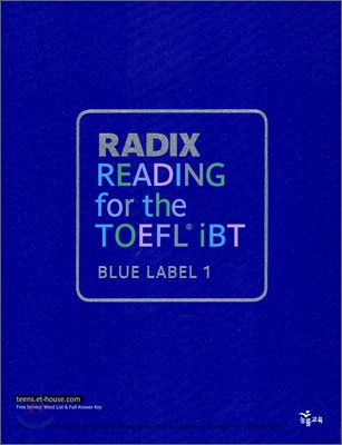 RADIX READING for the TOEFL iBT