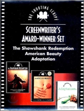 Screenwriters Award-Winner Gift Set : The Shawshank Redemption, American Beauty, and Adaptation