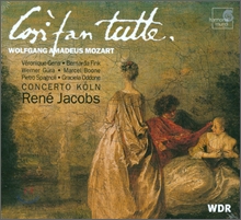 Rene Jacobs ¸ðÂ÷¸£Æ®: ÄÚÁö ÆÇ ÅõÅ× - ¸£³× ¾ßÄß½º (Mozart : Cosi Fan Tutte) Rene Jacobs ¸ðÂ÷¸£Æ®: ÄÚÁö ÆÇ ÅõÅ× - ¸£³× ¾ßÄß½º (Mozart : Cosi Fan Tutte)