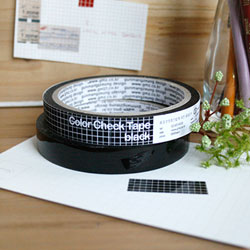 �Ǹ��� Color Check Tape(black)
