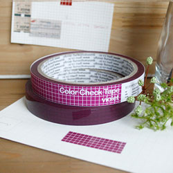 �Ǹ��� Color Check Tape(violet)
