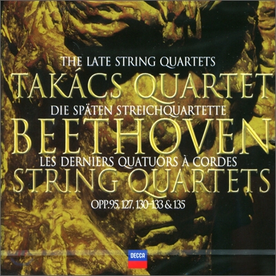 Takacs Quartet 베토벤: 후기 현악사중주 11 `세리오소` 12 13 14 15번 - 타카츠 사중주단