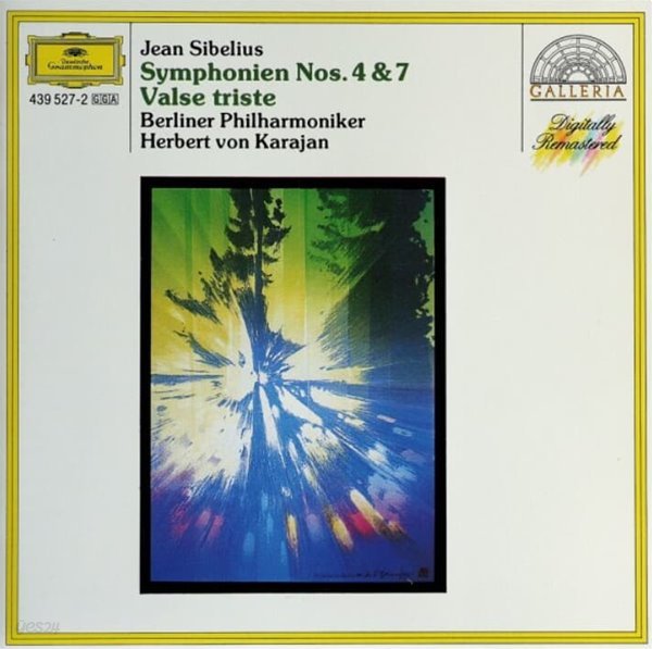 Jean Sibelius : Karajan - Symphonien Nos.4 &amp; 7(독일반)