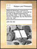 National blessings, a ground for thanksgiving. A sermon, preached on the day of general thanksgiving, November, 29th, 1798, in the parish-church of Edgware. By the Reverend John De, Veil, ...