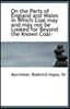 On the Parts of England and Wales in Which Coal may and may not be Looked for Beyond the Known Coal-