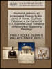Raymond Jackson, an Incompetent Person, by Mrs. James A. Harris, Guardian, Petitioner, V. the Carter Oil U.S. Supreme Court Transcript of Record with Supporting Pleadings