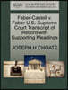 Faber-Castell V. Faber U.S. Supreme Court Transcript of Record with Supporting Pleadings