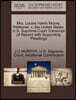 Mrs. Louise Harris Moore, Petitioner, V. the United States. U.S. Supreme Court Transcript of Record with Supporting Pleadings