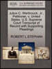 Julius C. Werbrouck, Jr., Petitioner, V. United States. U.S. Supreme Court Transcript of Record with Supporting Pleadings