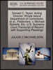Donald C. Taylor, Acting Director, Rhode Island Department of Corrections, Et Al., Petitioners, V. Michael Roberts, Etc. U.S. Supreme Court Transcript of Record with Supporting Pleadings