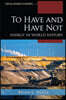 To Have and Have Not