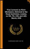Four Lectures on Wave Mechanics, Delivered at the Royal Institution, London, on 5th, 7th, 12th, and 14th March, 1928