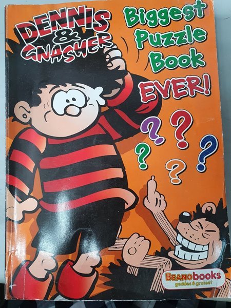 Dennis &amp; Gnasher Biggest puzzle book ever!