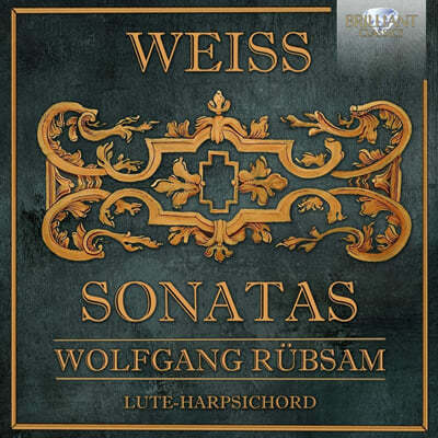 Wolfgang Rubsam 바이스: 류트 소나타집 [뤼브잠 편곡] (Weiss: Sonatas) 