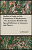 Studies in Logic and the Foundations of Mathematics - The Axiomatic Method with Special Reference to Geometry and Physics