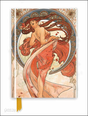 Mucha: The Arts, Dance (Foiled Journal)