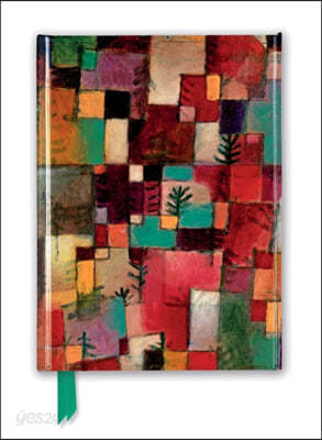 Paul Klee: Redgreen and Violet-Yellow Rhythms (Foiled Journal)