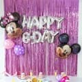 생일 파티 은박 커튼 9color [포토존만들기 생일파티 홈파티 홀로그램 반짝이 수술커튼 벽 장식]