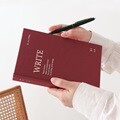 [예스굿즈] 필사 노트 (문학노트,양장,32절) - 버건디