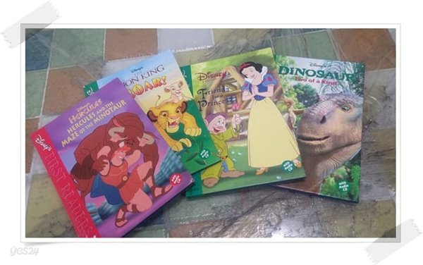 Disney‘s First Readers Level 1~3.4권.Friends for a Princess,Two of a Kind...(Hardcover + CD).