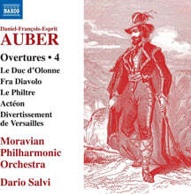 Dario Salvi 다니엘-프랑수아-에스프리 오베르 : 오페라 서곡 작품 4집 (Daniel-Francois-Esprit Auber: Overtures Vol. 4)