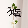 전통 첫돌 픽(명조)