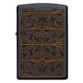 ZIPPO 라이터 49572 BLACK MATTE COLOR IMAGE