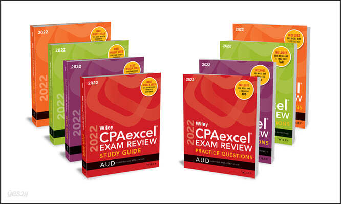 Wiley&#39;s CPA 2022 Study Guide + Question Pack: Complete Set