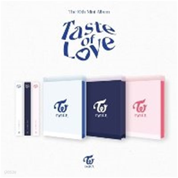 [미개봉] 트와이스 (Twice) / Taste Of Love (10th Mini Album) (Taste/Fallen/In Love Ver. 랜덤 발송