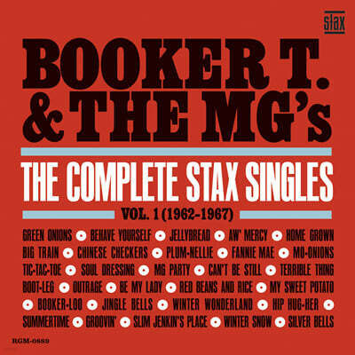 Booker T. & The MG's (부커티 앤 더 엠지스) - The Complete Stax Singles, Vol. 1 (1962-1967) [레드 컬러 2LP]