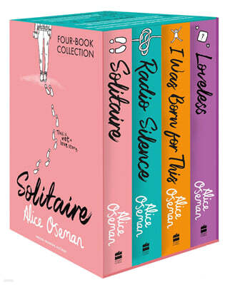 The Alice Oseman Four-Book Collection Box Set (Solitaire, Radio Silence, I Was Born For This, Loveless)