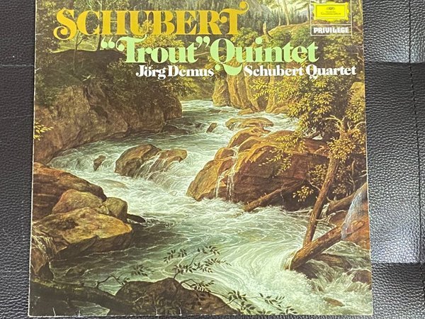 [LP] 외르크 데무스 - Jorg Demus Schubert Quartet - Schubert Trout Quintet LP [독일반]