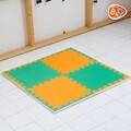 홈트 그린 오렌지 양면퍼즐매트 22T 50x50 4P 안전한 층간소음방지