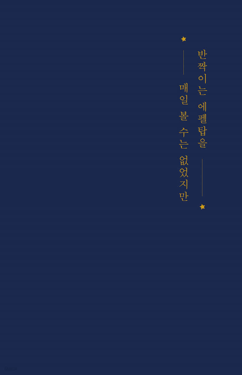 반짝이는 에펠탑을 매일 볼 수는 없었지만