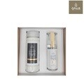 [솔티스트] 저염식 액상소금 국산 순수한 천일염 캠핑용 세트 (물소금50ml+가루소금140g)