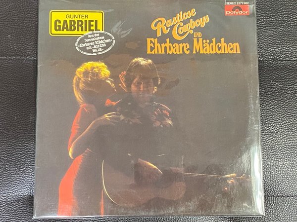 [LP] 건터 가브리엘 - Gunter Gabriel - Rastlose Cowboys Und Ehrbare Madchen LP [독일반]