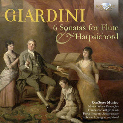 Conserto Musico 자르디니: 플루트와 하프시코드를 위한 소나타 (Felice Giardini: 6 Sonatas for Flute and Harpsichord) 