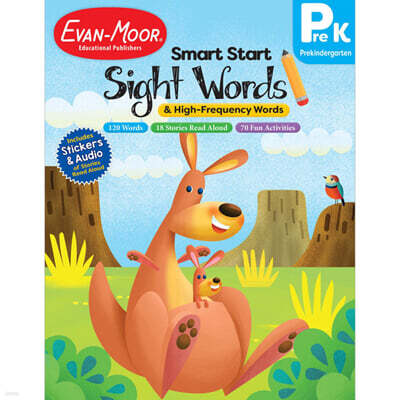 Smart Start: Sight Words & High-Frequency Words, Prek Workbook