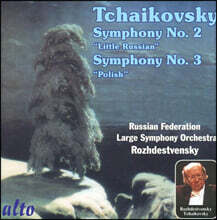 Gennady Rozhdestvensky 차이코프스키: 교향곡 2번, 3번 (Tchaikovsky: Symphony Op.17, Op.29)