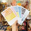 [수바코] 알파벳 숫자 스티커 6종 세트 다꾸 스티커팩 리무버블 탑꾸 씰 폴꾸 다이어리꾸미기 인스 Sticker
