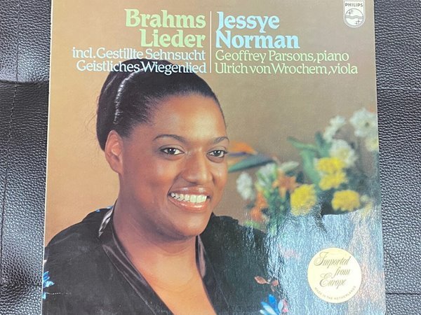[LP] 제시 노먼 - Jessye Norman - Brahms - Lieder LP [홀랜드반]