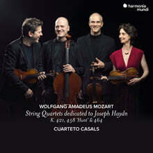 Cuarteto Casals 모차르트: 하이든 4중주 2집 - 15, 18, 17번 &#39;사냥&#39; - 카잘스 사중주단 (Mozart: Three &#39;Haydn Quartets&#39; K.421, K.458 &#39;Hunt&#39;, K.464)