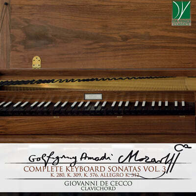 Giovanni De Cecco 모차르트: 건반 소나타 3집 (Mozart: Complete Keyboard Sonatas Vol. 3)